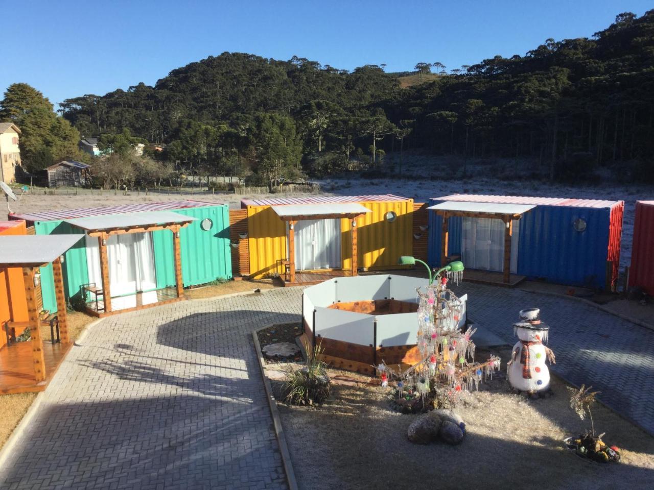 Villa Dos Ventos Hospedagem Container Bom Jardim da Serra Kültér fotó