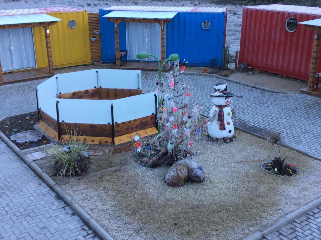 Villa Dos Ventos Hospedagem Container Bom Jardim da Serra Kültér fotó